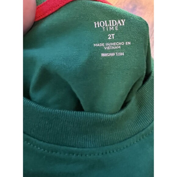 holiday christmas nut cracker t shirt green 2t toddler nwt holiday time long - Picture 3 of 4
